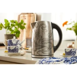 Cuisinart 1.7L Caskata PerfecTemp Cordless Programmable Stainless Steel Electric Kettle Silver CPK-17P1CK: Adjustable Temperature, Anti-Scale Filter -Kitchen Appliances GUEST 9e4aedfb 7aa5 4d77 ac1b ee8770e0c874