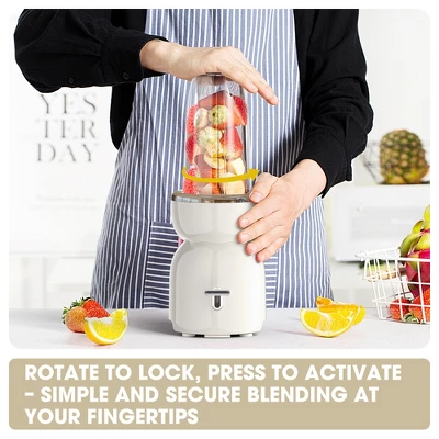 SUGIFT Personal Blender And Grinder Combo High-Speed Smoothie Maker With Dual Blades, 14oz & 7oz Cups, Mini Blender For Juicing, Coffee 2 SUGIFT Personal Blender And Grinder Combo High-Speed Smoothie Maker With Dual Blades, 14oz & 7oz Cups, Mini Blender For Juicing, Coffee - Image 2