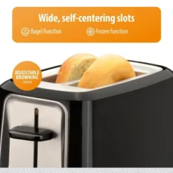 Toastmaster 2-Slice Cool Touch Toaster, Black -Kitchen Appliances GUEST a1c33772 15ea 4f6e 95b4 acb666713699