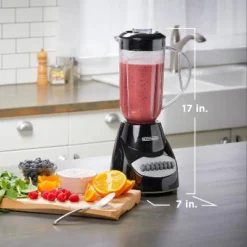 Black & Decker BLACK+DECKER 10-Speed Countertop Blender, BL2010BP, 6-Cup Plastic Jar, Dishwasher-Safe, Stainless Steel, Suction Feet -Kitchen Appliances GUEST a22f2c32 5c7d 483d 983a b0e951d1c035