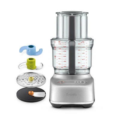 Breville Sous Chef 9 Cup Food Processor Brushed Stainless Steel: 625W, 2 Speeds, Dishwasher-Safe, Mini Kitchen Appliance 1 Breville Sous Chef 9 Cup Food Processor Brushed Stainless Steel: 625W, 2 Speeds, Dishwasher-Safe, Mini Kitchen Appliance