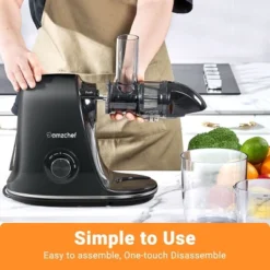 Masticating Juicer, Slowe Cold Press Juicer With 7 Spiral Masticating, Reverse Function, Juicer Machines With Food Grade Anti-oxidation Materials 19 Masticating Juicer, Slowe Cold Press Juicer With 7 Spiral Masticating, Reverse Function, Juicer Machines With Food Grade Anti-oxidation Materials -Kitchen Appliances GUEST a345ccd4 31ef 4311 8c4b 74059e20d6c3