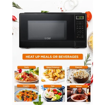 COMMERCIAL CHEF Countertop Microwave 1.1 Cu. Ft. With 10 Power Levels 2 COMMERCIAL CHEF Countertop Microwave 1.1 Cu. Ft. With 10 Power Levels - Image 2