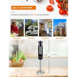 COMMERCIAL CHEF Immersion Multi-Purpose Hand Blender -Kitchen Appliances GUEST a425869b c960 4772 aea1 bc969075e172