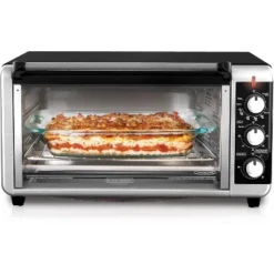 Black & Decker BLACK+DECKER 8-Slice Extra Wide Convection Toaster Oven, TO3250XSB, Fits 9"x13" Oven Pans And 12" Pizza, Stainless Steel/Black -Kitchen Appliances GUEST a4389be8 19a9 4a16 87b0 68f7343de4d0