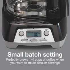 Proctor-Silex 12 Cup Programmable Coffee Maker - 43672PS: Drip, Electric, Dishwasher-Safe, 900W, Black, Basket Filter -Kitchen Appliances GUEST a50c7f65 5cbd 44ab 9e53 728825f04c64