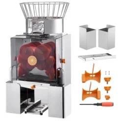 VEVOR Commercial Orange Juicer Machine, 120W Automatic Feeding Juice Extractor, Stainless Steel Juice Extractor For 25 Oranges Per Minute -Kitchen Appliances GUEST a58a3be2 cabe 4b7f 81f9 300803954a9d