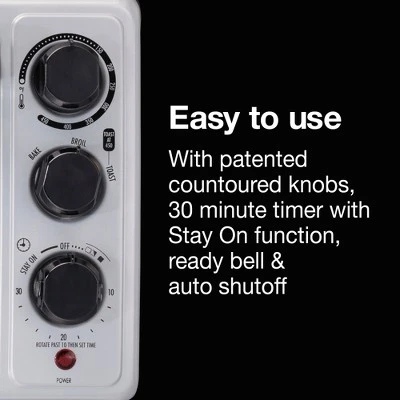 Proctor Silex 6sl Toaster Oven 31124: Countertop Small Oven, 1500W, Silver, Includes Broiler & Baking Pan, Freestanding 7 Proctor Silex 6sl Toaster Oven 31124: Countertop Small Oven, 1500W, Silver, Includes Broiler & Baking Pan, Freestanding - Image 7