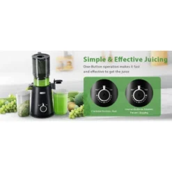 Aeitto Cold Press Juicer,juicer Machine With 4.35" Large Feed Chute Fit Whole Fruits And Vegetables & Easy To Clean -Kitchen Appliances GUEST a7096759 5ed1 44fa 8f2a 764f5723f211