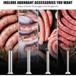 Sausage Stuffer 7L Vertical Sausage Maker Machine Stainless Steel Meat Press 2 Speeds -Kitchen Appliances GUEST a7ebcfd4 96a8 464c 916b 6f8ccf08196c 3