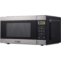 COMMERCIAL CHEF Countertop Microwave 0.9 Cu. Ft. 900W, Black And Stainless Steel -Kitchen Appliances GUEST a94d4885 0ae2 4ecf b304 1009bd89cf78