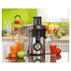Hamilton Beach Big Mouth Pro Juice Extractor - Stainless 67608: Juicer Machine, 800W, Wide Feed Tube, Dishwasher-Safe Parts