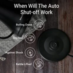 Mecity Electric Gooseneck Kettle - Stainless Steel Water Boiler, 27 Fl Oz, 1000W, Auto Shut Off -Kitchen Appliances GUEST aa04d5eb 05d9 4461 8395 0d6f281e709b