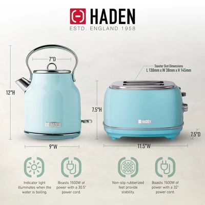 Haden Retro Toaster And Electric Steel Kettle 3 Haden Retro Toaster And Electric Steel Kettle - Image 3
