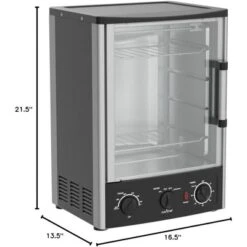 NutriChef 24+ Quart Vertical Rotisserie Oven - Multi-Function Countertop Cooker With Bake, Roast & Broil