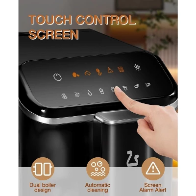 20 Bar Fully Automatic Espresso Machine 1350W Coffee Maker With Adjustable Grinder & Touch Screen Control & Automatic Milk Frother 5 20 Bar Fully Automatic Espresso Machine 1350W Coffee Maker With Adjustable Grinder & Touch Screen Control & Automatic Milk Frother - Image 5