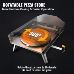 VEVOR Outdoor Pizza Oven, 16-inch, Gas Fired Pizza Maker, Portable Outside Stainless Steel Pizza Grill With 360° Rotatable Pizza Stone 10 VEVOR Outdoor Pizza Oven, 16-inch, Gas Fired Pizza Maker, Portable Outside Stainless Steel Pizza Grill With 360° Rotatable Pizza Stone -Kitchen Appliances GUEST aad88ce6 289e 4fcc b29c 6b869329d1f1