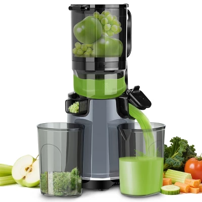 Ecoself Cold Press Juicer – 5.3" Large Feed Chute, 1.7L Capacity, Slow Masticating Juicer For Maximum Nutrients, Easy To Clean Juicer Machine Grey 13 Ecoself Cold Press Juicer – 5.3" Large Feed Chute, 1.7L Capacity, Slow Masticating Juicer For Maximum Nutrients, Easy To Clean Juicer Machine Grey - Image 13