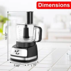 EMB IronBlade Series 5-in-1 Food Processor, 1.5L Bowl, 4-Speed Control, Multi-Functional For Slicing, Shredding, Chopping, Kneading -Kitchen Appliances GUEST acb76115 b1c8 4615 9b77 5d12442a522b