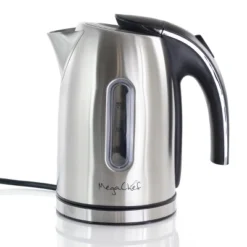 Mega Chef 1.2Lt. Stainless Steel Electric Tea Kettle -Kitchen Appliances GUEST ad50aecc 1103 496d 878a e10a50733b67