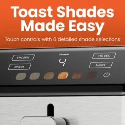 Chefman Smart Touch™ Digital Toaster With 6 Touchscreen Shade Settings – Stainless Steel 10 Chefman Smart Touch™ Digital Toaster With 6 Touchscreen Shade Settings – Stainless Steel -Kitchen Appliances GUEST ae685d3f a8f6 431e b910 ab4be061a2f7