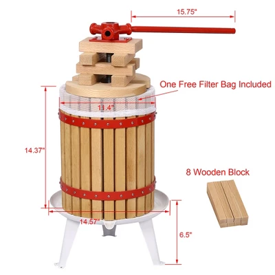 Dexmalle Fruit Wine Press-4.8Gallon/18L 5 Dexmalle Fruit Wine Press-4.8Gallon/18L - Image 5