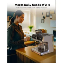 Espresso Machine With Grinder - 20 Bar Professional Coffee Maker, Built-in Milk Frother, 95oz Water Tank & 30 Grind Settings -Kitchen Appliances GUEST b21e3679 1cc8 4b67 80c9 1c1e20ee57ce