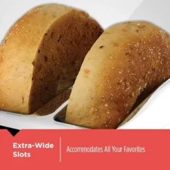 Black & Decker 2-Slice Toaster With Extra Wide Slot Push-Button Functions, Shade Selector And Swing-Down Crumb Tray, Black/Stainless Steel 11 Black & Decker 2-Slice Toaster With Extra Wide Slot Push-Button Functions, Shade Selector And Swing-Down Crumb Tray, Black/Stainless Steel -Kitchen Appliances GUEST b39a273b bbfa 47fa a81a 44bd891e1110