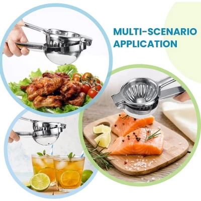 MOVSSOU Lemon Squeezer Manual Citrus Juicer Hand Press Juicer Handheld Lemon Juicer Squeezer Manual Black 5 MOVSSOU Lemon Squeezer Manual Citrus Juicer Hand Press Juicer Handheld Lemon Juicer Squeezer Manual Black - Image 5