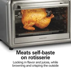 Hamilton Beach Countertop Oven With Convection & Rotisserie SS 31103D: 1500W Toaster Oven, Freestanding, Dishwasher-Safe Parts 12 Hamilton Beach Countertop Oven With Convection & Rotisserie SS 31103D: 1500W Toaster Oven, Freestanding, Dishwasher-Safe Parts -Kitchen Appliances GUEST b43488b0 b8b4 41f5 ac95 b8c2894633f5
