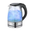 MegaChef 1.7Lt. Glass And Stainless Steel Electric Tea Kettle