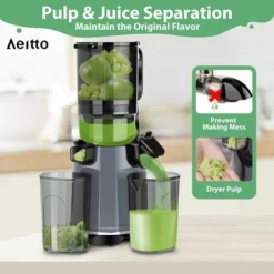 Ecoself Cold Press Juicer – 5.3" Large Feed Chute, 1.7L Capacity, Slow Masticating Juicer For Maximum Nutrients, Easy To Clean Juicer Machine Grey 19 Ecoself Cold Press Juicer – 5.3" Large Feed Chute, 1.7L Capacity, Slow Masticating Juicer For Maximum Nutrients, Easy To Clean Juicer Machine Grey -Kitchen Appliances GUEST b4bd22e0 ea30 4117 84a1 11ebc516f302