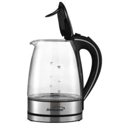 Brentwood 1.7L Tempered Glass Tea Kettle In Black -Kitchen Appliances GUEST b4e162e2 4f17 478d 8e8e 6516fb5a3a94