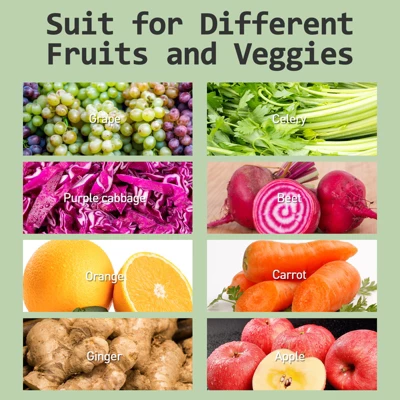 WHALL Cold Press Juicer Machine, Wide Feed Chute, High Juice Yield, Stainless Steel Masticating Juicer 7 WHALL Cold Press Juicer Machine, Wide Feed Chute, High Juice Yield, Stainless Steel Masticating Juicer - Image 7