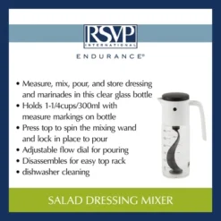 Rsvp Salad Dressing Mixer -Kitchen Appliances GUEST b7758958 6154 47f2 a5e3 cd7eb2742bf1