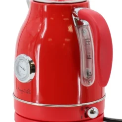 MegaChef 1.7 Liter Electric Tea Kettle & 2 Slice Toaster Combo In Red: Stainless Steel, Cordless, BPA-Free, 1500W -Kitchen Appliances GUEST b8e3ca58 aa4d 43a0 9ee7 3c6c75c75147
