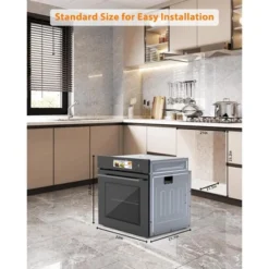 Single Wall Oven 24", Built-in Electric Ovens With Steam&Grill&Air Frying Mode -Kitchen Appliances GUEST b9be7416 0e7e 44e7 b635 b7b4ee5b5daf 1