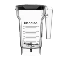 Blendtec FourSide Jar: 32oz Clear Copolyester Blender Accessory, Hand Wash, 3-Year Warranty -Kitchen Appliances GUEST ba55fb28 7c3b 4326 a405 7a2eecbc8b77