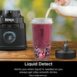 Refurbished: Ninja R-TB401 Detect Kitchen System Power Blender Plus Processor Pro With BlendSense Technology, Black – Manufacturer Refurbished -Kitchen Appliances GUEST bc27b533 8f2a 4211 8b59 5a8b046efa86