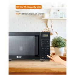 Commercial Chef 5-in-1 Microwave Air Fryer Combo, 0.9 Cu. Ft., With Turntable, Air Fry Kit & Baking Tray, Black With Stainless Steel Interior 11 Commercial Chef 5-in-1 Microwave Air Fryer Combo, 0.9 Cu. Ft., With Turntable, Air Fry Kit & Baking Tray, Black With Stainless Steel Interior -Kitchen Appliances GUEST bc787904 9be0 40ed 9f03 ab5da572b7d3