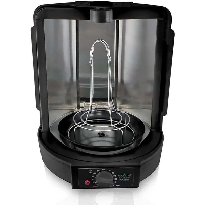 NutriChef Vertical Countertop Rotisserie Rotating Oven (Black) 5 NutriChef Vertical Countertop Rotisserie Rotating Oven (Black) - Image 5