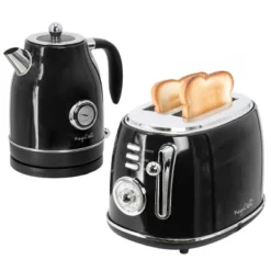 MegaChef 1.8 Quart Electric Tea Kettle And 2 Slice Toaster Combo In Black 13 MegaChef 1.8 Quart Electric Tea Kettle And 2 Slice Toaster Combo In Black -Kitchen Appliances GUEST bd81831b 0a38 4263 88e4 6355aeb4c31b