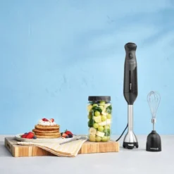 Vitamix 2-Speed Hand Immersion Blender Bundle With Whisk And Jar Black: Stainless Steel, 350W, Hand Held, Food Processor -Kitchen Appliances GUEST be7aaece 276a 47c7 84ca 4937caf5ae57