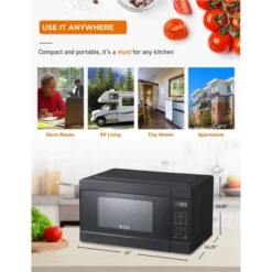 COMMERCIAL CHEF Countertop Microwave Oven 0.9 Cu. Ft. 900W -Kitchen Appliances GUEST bee1892c 8f56 4dd9 a3c0 79aa1251fda1