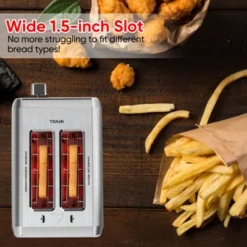 WHALL Toaster 2 Slice, Touch Screen Toasters, Smart Bread Toaster, Stainless Steel Small Toaster, Wide Slots Toaster With Bagel, Home And Kitchen -Kitchen Appliances GUEST bf1ecf3f 4f46 428e be89 cccfa1c4a862