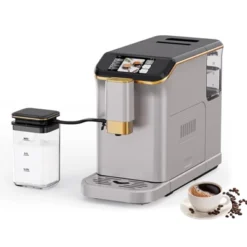 Jojoka Fully Automatic Espresso Machine With Milk Frother And Grinder – 20 Bar, One-Touch Recipes, 1.5L Water Tank 15 Jojoka Fully Automatic Espresso Machine With Milk Frother And Grinder – 20 Bar, One-Touch Recipes, 1.5L Water Tank -Kitchen Appliances GUEST bfb6c74c de0e 46f2 9509 0218b1bbd62a