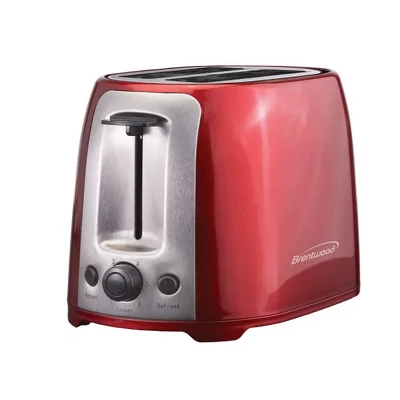Brentwood 2 Slice Cool Touch Toaster In Red And Stainless Steel 5 Brentwood 2 Slice Cool Touch Toaster In Red And Stainless Steel - Image 5