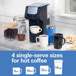 Hamilton Beach Flexbrew Single-Serve Hot/Iced Coffee Maker 49921: Cup & Ground Coffee, 14 Oz, Black, Electric -Kitchen Appliances GUEST c03b67b5 bd09 4469 9803 e841fe1b35d2