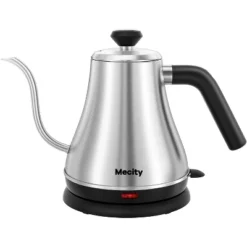 Mecity Electric Gooseneck Kettle - Stainless Steel Water Boiler, 27 Fl Oz, 1000W, Auto Shut Off -Kitchen Appliances GUEST c0bc8aaa 72e4 49e2 8e07 ff35e3b03fbd
