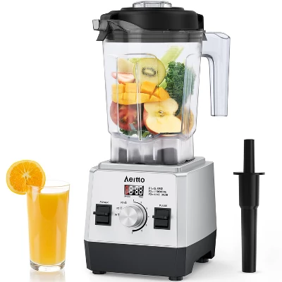 Aeitto Blenders For Kitchen With 68Oz. Large Capacity, 3 Preset Programs & 7 Speeds, Professional Countertop Blender For Smoothies, Ice Crush, Silver 8 Aeitto Blenders For Kitchen With 68Oz. Large Capacity, 3 Preset Programs & 7 Speeds, Professional Countertop Blender For Smoothies, Ice Crush, Silver - Image 8